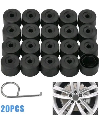 20x Radschrauben Radmutter Abdeckungen Bolzen Kappen Abdeckung 17mm Für VW - Bild 1 von 4