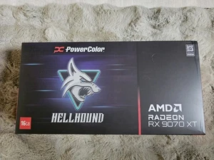 Grafikkarte PowerColor AMD Radeon RX 9070 XT Hellhound 16GB GDDR6 DP HDMI Gaming - Afbeelding 1 van 4