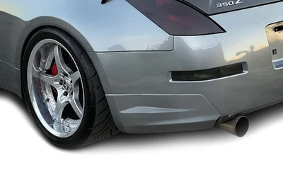 For Nissan 350Z 03-08 Rear Bumper Lip Add Ons Lexer Style Fiberglass Rear Bumper - Image 1 of 4
