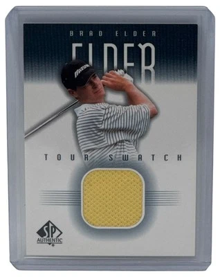 Brad Elder 2001 SP Authentic Tour Swatch Golf Shirt Memorabilia Card #BE-TS - Image 1 of 2