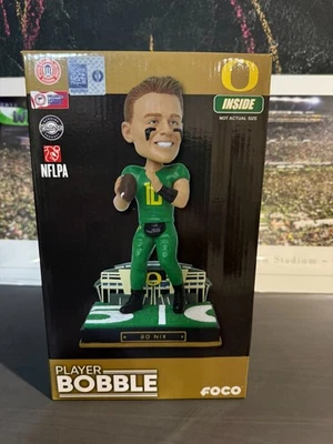 BO NIX Autzen Stadium Gate OREGON DUCKS Football Legend Bobblehead NIB! Broncos - Image 1 of 4