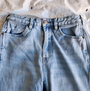Billabong X Wrangler Retro Straight Jeans Womens 27 Blue High Rise - Picture 1 of 12