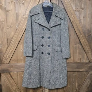Vintage Tweed Double-Breasted Coat | Made in Italy | Sears | Size 18 | Warm Fall - Picture 1 of 10