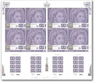 CANADA 2012 STAMP ON STAMP PRESS SHEET JUBILEE FACE $92 STAMPS ON STAMPS 15508-4 - Picture 1 of 1