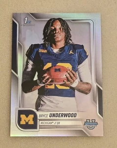 2025 Bowman U Chrome BRYCE UNDERWOOD Image Variation SP Michigan 1st Bowman RC - Picture 1 of 2