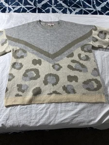 Andre by Unit Pullover Damen Plus 1X Style P19347 Animal Print Acryl - Bild 1 von 10