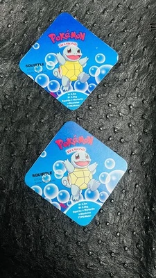 SQUIRTLE WARTORTLE RHYHORN RHYDON SANDSHREW GOLDEEN SEAKING POKÉMON DIAMOND CARD - Image 1 of 4