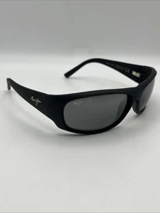 Maui Jim Ikaika Sonnenbrille schwarz Gummi matt MJ281-02MR keine Kratzer - Bild 1 von 7