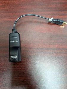 Plugable USB 2.0 Ethernet Adapter 10/100 Megabits Per Second USB 2-e100 FREEshp - Picture 1 of 5