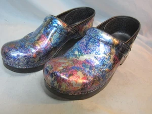 Dansko Professional Metallic Waves Work Nursing Clog Size 42 - US 10 - Picture 1 of 9
