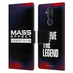 EA BIOWARE MASS EFFECT LEGENDARY GRAPHICS LEATHER BOOK CASE FOR NOKIA PHONES - Picture 1 of 9