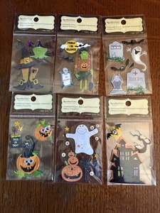 Lot Of 6 Pack - Recollections Halloween Scrapbooking Stickers - New in Package - Picture 1 of 8