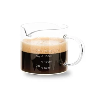 1 Pack 250ML/8.5OZ Measuring Cup Espresso Shot Glasses Double Spouts Large Co... - Picture 1 of 7