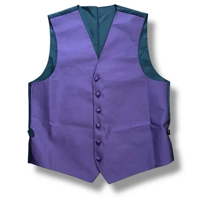 After Six Men’s Size S Purple Tuxedo Suit Vest - Image 1 of 4
