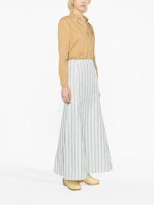NEW Polo Ralph Lauren Striped Faille Maxiskirt Size 2 - Picture 1 of 9