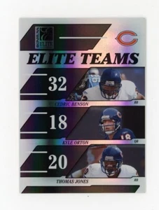 2006 Donruss Elite CHICAGO BEARS Team INSERT #/1000 Kyle Orton/Benson/Jones ET-4 - Picture 1 of 2
