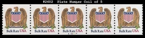 USA3 #2602 MNH PNC5 Pl # A33334 Eagle & Shield - Picture 1 of 1