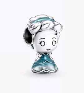 PANDORA x DISNEY Cute Princess Cinderella 925 Silver Charm - Picture 1 of 10