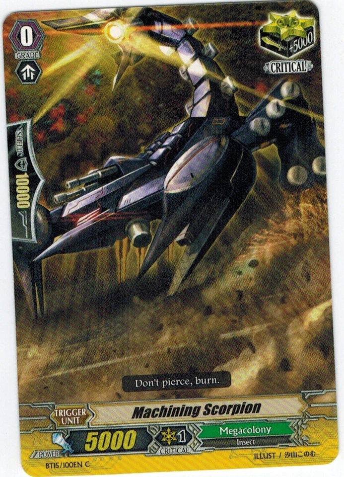 4 x Machining Scorpion - BT15/100EN - C Near Mint / Mint, English - Image 1 of 1