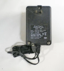 120 VAC to 13.8 VDC/900mA/22VA Direct Plug-In Transformer ACS-6U Power Supply - Picture 1 of 2