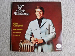 Glen Campbell Try A Little Kindness Country 60s Import 7" ep promo record PS - Picture 1 of 9