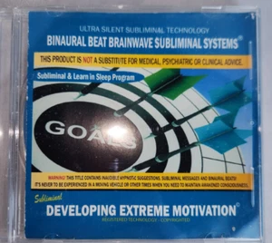 Developing Extreme Motivation, subliminal & learn in sleep program, CD - Picture 1 of 5
