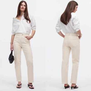 NWT Madewell The Petite '90s Straight Leg Jean Vintage Canvas Size 26P - Picture 1 of 11