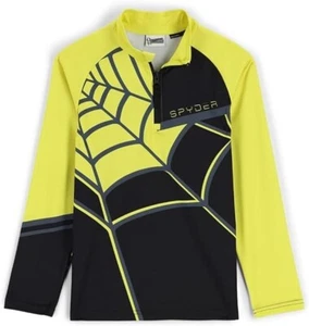 Spyder Boy's Web Half Zip T-Neck Shirt Size XL (18) NWT - Picture 1 of 2