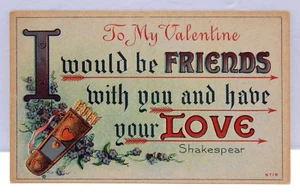 To My Valentine Cupids Arrows And Quiver - Picture 1 of 2