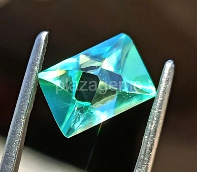 Lab Grown 7.15  CT Certified Greenish Diamond Raw Colorless CVD Loose  5JRQ - Image 1 of 4