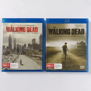 The Walking Dead : Season 1 & 2 Complete (Blu-ray, 2011) - Region B - Free Post - Picture 1 of 9