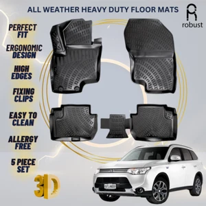 Tapetes forros para Mitsubishi Outlander 2012-2018 alfombras de alta resistencia para todo clima - Imagen 1 de 9