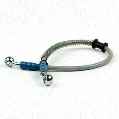 40cm/16" M10 Brake Oil Hose Line Banjo Fitting Stainless Steel End UE A Foto 1 de 2