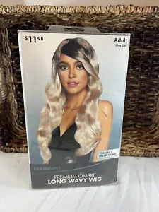 Peluca larga ondulada Wonderland Premium Ombré - Peluca rubia - Imagen 1 de 2