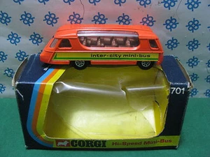 Vintage Corgi Toys 701 - Mini Bus - Made in Great Britain 1973 - Picture 1 of 1