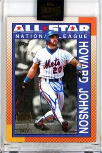 2022 Topps Archives Signature Series Retired #TBA Howard Johnson AUTO /40 - Picture 1 of 2