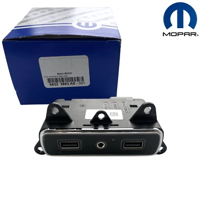 Conector SD USB Port Aux 18-22 Jeep Grand Cherokee 68323663AE MOPAR OEM GENUINO Foto 1 de 4