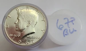 1967 JFK Kennedy AU 40% SILBER HALF DOLLARS Rolle - Bild 1 von 1