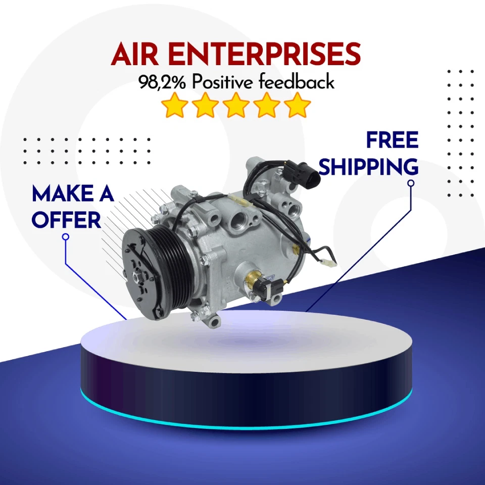 Compressor A/C Fit Mitsubishi Eclipse 2000, Mitsubishi Galant 1999-2000 - Image 1 of 1