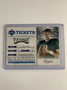 🔥2012 Nick Foles Prestige Draft Tickets #26-QB Super Bowl 52 Gewinner und MVP!🔥 - Bild 1 von 2