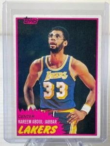 1980-81 Kareem Abdul-Jabbar Topps #20 casi nuevo-como nuevo HOF (j-e) - Imagen 1 de 2