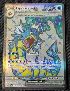 Pokémon TCG Scarlet & Violet Ultra Rare Gyarados ex 225/198 M/NM Pack Fresh - Picture 1 of 2