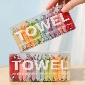 14Pcs Disposable Face Towel Quick Drying Water Wet Wipe Compressed Towel Men - Picture 1 of 12