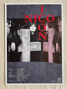 Nico Icon Susanne Ofteringer Tina Aumont Jackson Browne 1997 Movie Flyer - Picture 1 of 2
