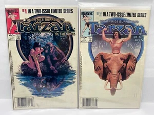 1984 Tarzan Of The Apes Limited Series # 1+2 Complete Set VF Grade Marvel Comics - Picture 1 of 11