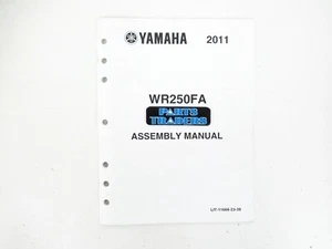 NOS Genuine Yamaha Dealer Factory Assembly Manual WR250F WR 250 2011 - Bild 1 von 2
