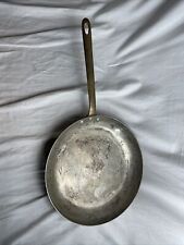 LARGE 12" ROUND COPPER FRYING PAN UNMARKED