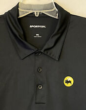 Buffalo Wild Wings ~ Polo Shirt Mens 3XL Black with Gray Colorblock by Sport-Tek