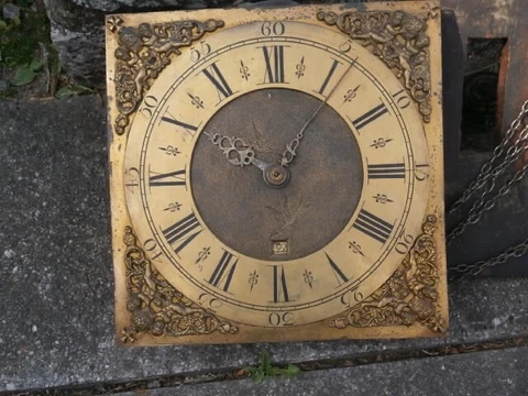 10+3/4 INCH 30HR LONGCASE GRANDFATHER CLOCK DIAL+move C1740 Cover
