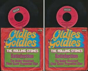 THE ROLLING STONES 45 TOURS SP 7" GERMANY SATISFACTION - Picture 1 of 1
